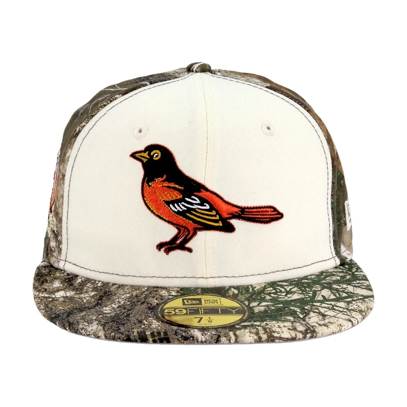 Baltimore Orioles "Real Tree 2.0 Pack" 50th Patch Gray UV New Era 59FIFTY Fitted Hat