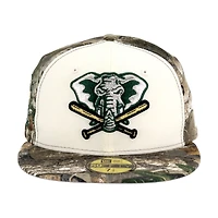 Oakland Athletics "Real Tree 2.0 Pack" 40 Years Patch Gray UV New Era 59FIFTY Fitted Hat