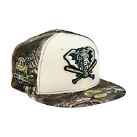 Oakland Athletics "Real Tree 2.0 Pack" 40 Years Patch Gray UV New Era 59FIFTY Fitted Hat