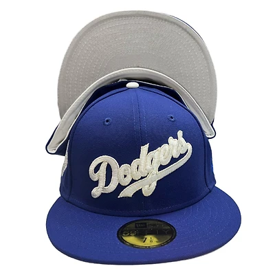 Los Angeles Dodgers Royal "Platinum Collection" 1988 WS Patch Gray UV New Era 59FIFTY Fitted Hat