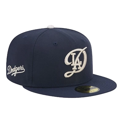 Kids Los Angeles Dodgers Navy 2024 City Connect New Era 59FIFTY Fitted Hat