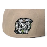 New York Yankees Khaki and Walnut "Monster Pack" Subway Series Patch Green UV Era 59Fifty Fitted Hat