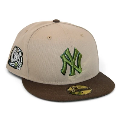 New York Yankees Khaki and Walnut "Monster Pack" Subway Series Patch Green UV Era 59Fifty Fitted Hat