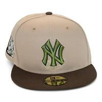 New York Yankees Khaki and Walnut "Monster Pack" Subway Series Patch Green UV Era 59Fifty Fitted Hat