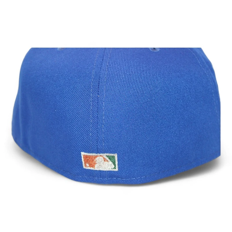 Cleveland Indians Blue and Green "AZKrowns Pack" Inaugural Season at Jacobs Field Patch Gray UV New Era 59Fifty Fitted Hat