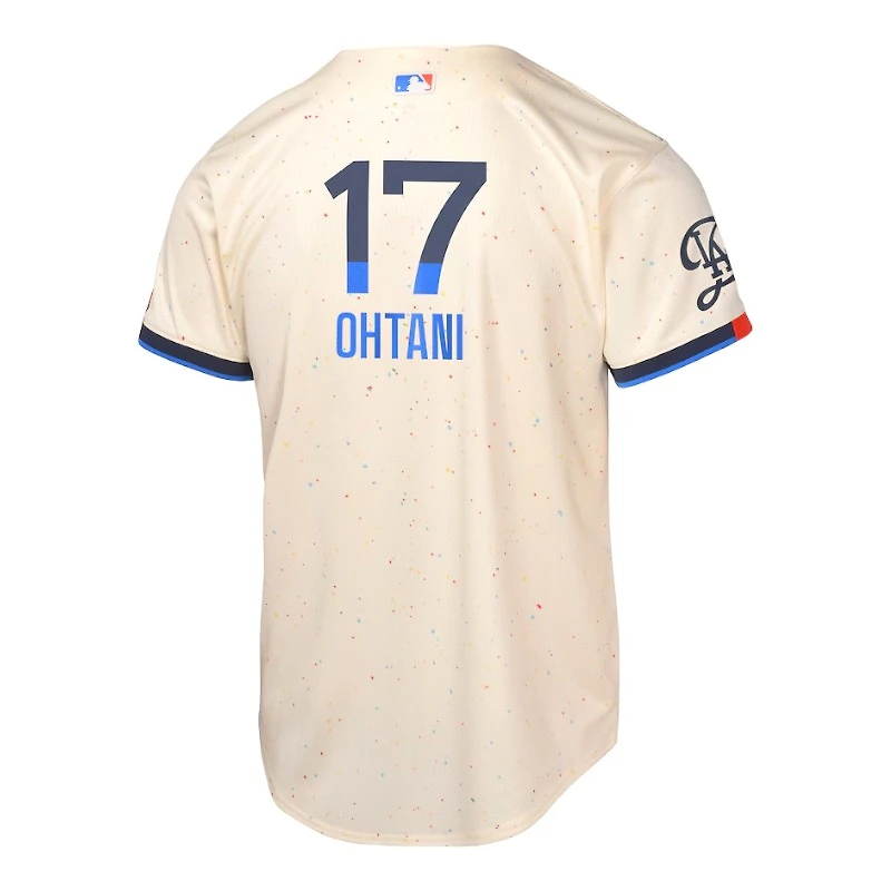 Youth Los Angeles Dodgers Shohei Ohtani Cream Nike City Connect Limited Player Jersey
