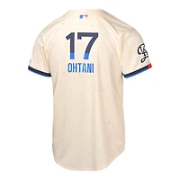 Youth Los Angeles Dodgers Shohei Ohtani Cream Nike City Connect Limited Player Jersey