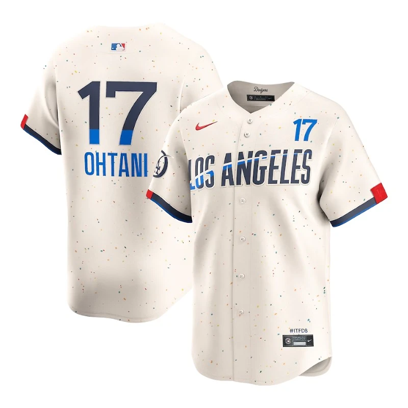 Los Angeles Dodgers Shohei Ohtani Cream 2024 City Connect Nike Limited Player Jersey