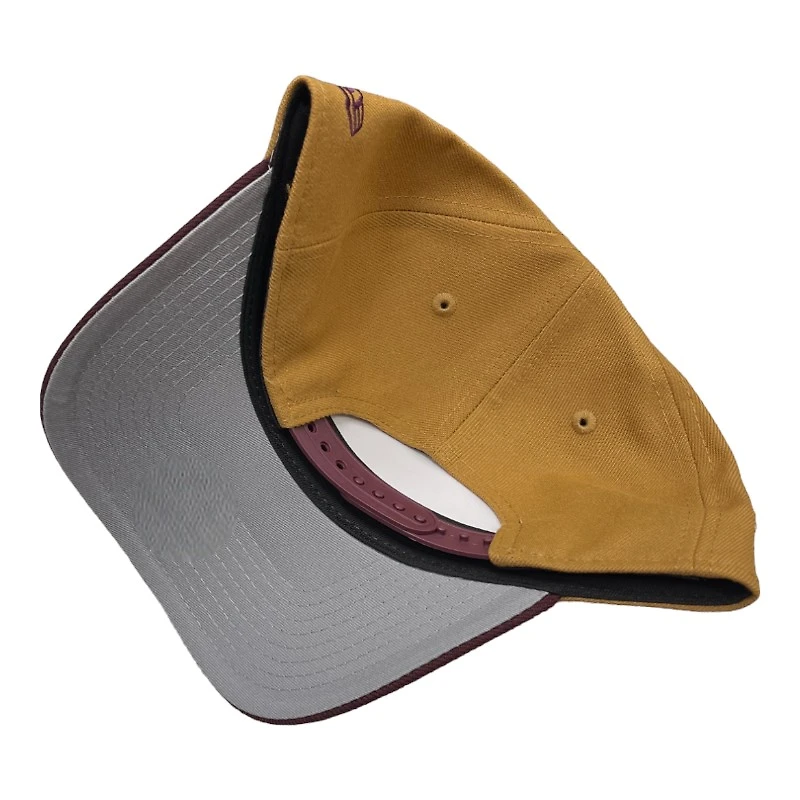 Los Angeles Dodgers Brown and Maroon 60th Anniversary Patch New Era 9FORTY A-Frame Snapback Hat