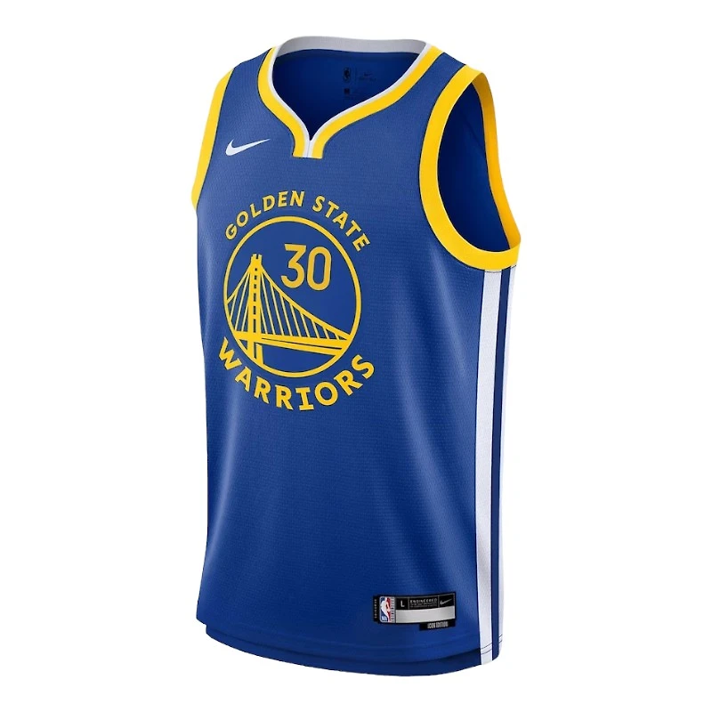 Youth Golden State Warriors Stephen Curry Royal Blue Icon Edition Nike Swingman Jersey