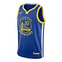 Youth Golden State Warriors Stephen Curry Royal Blue Icon Edition Nike Swingman Jersey