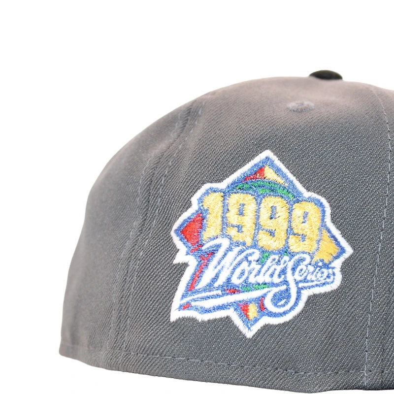 New York Yankees Grey "Mrrod Script" 1999 World Series Patch Gray UV Era 59Fifty Fitted Hat
