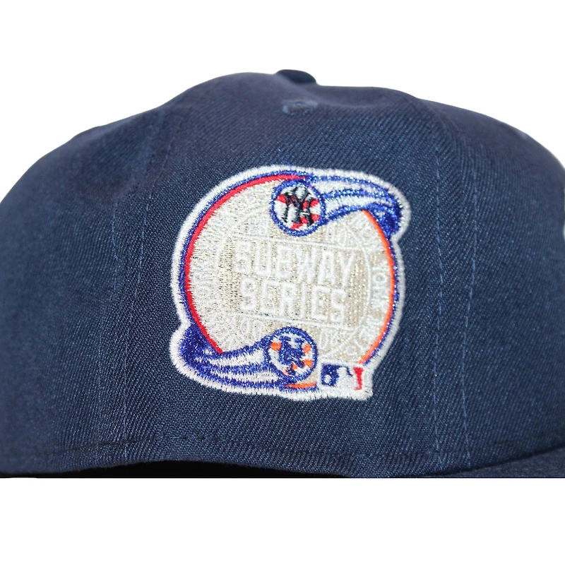 New York Yankees X Mets Navy "FHN Sub Series" 2000 World Series Patch Gray UV Era 59Fifty Fitted Hat