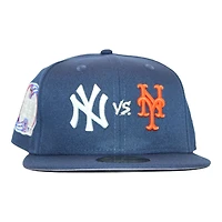 New York Yankees X Mets Navy "FHN Sub Series" 2000 World Series Patch Gray UV Era 59Fifty Fitted Hat