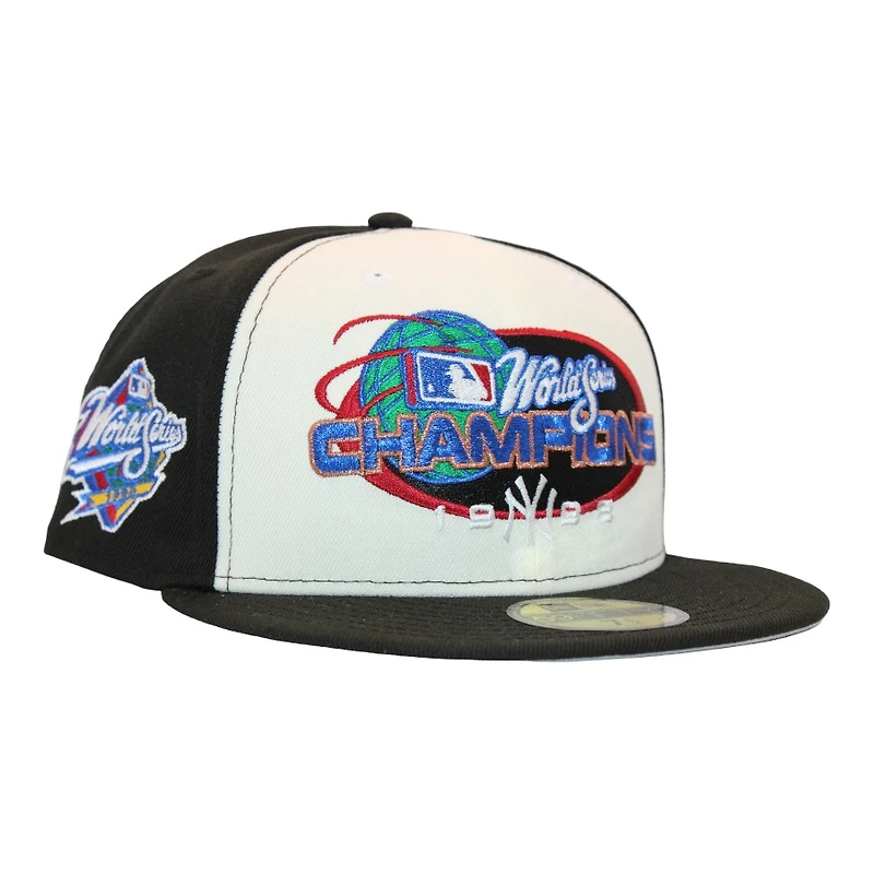 New York Yankees Black and Cream "FHM Big 98" 1998 World Series Patch Gray UV Era 59Fifty Fitted Hat