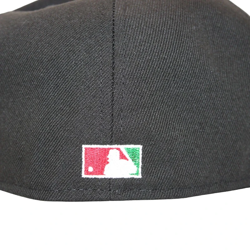 New York Yankees Black and Cream "FHM Big 98" 1998 World Series Patch Gray UV Era 59Fifty Fitted Hat