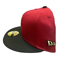 San Francisco Giants Red and Black 50th Patch Gray UV New Era 59FIFTY Fitted Hat