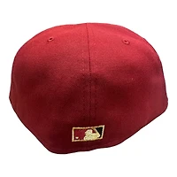 San Francisco Giants Red and Black 50th Patch Gray UV New Era 59FIFTY Fitted Hat