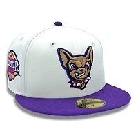 El Paso Chihuahuas Chrome and Purple 2019 MiLB ASG Patch Gray UV New Era 59FIFTY Fitted Hat