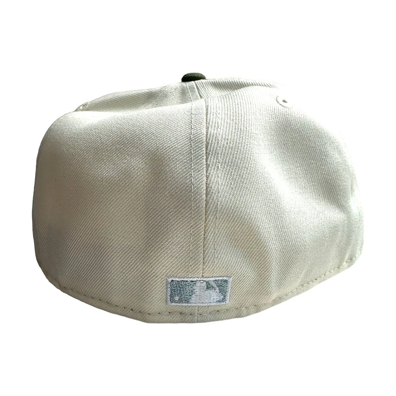 Los Angeles Angels Chrome and Green 50th Anniversary Patch Gray UV New Era 59FIFTY Fitted Hat