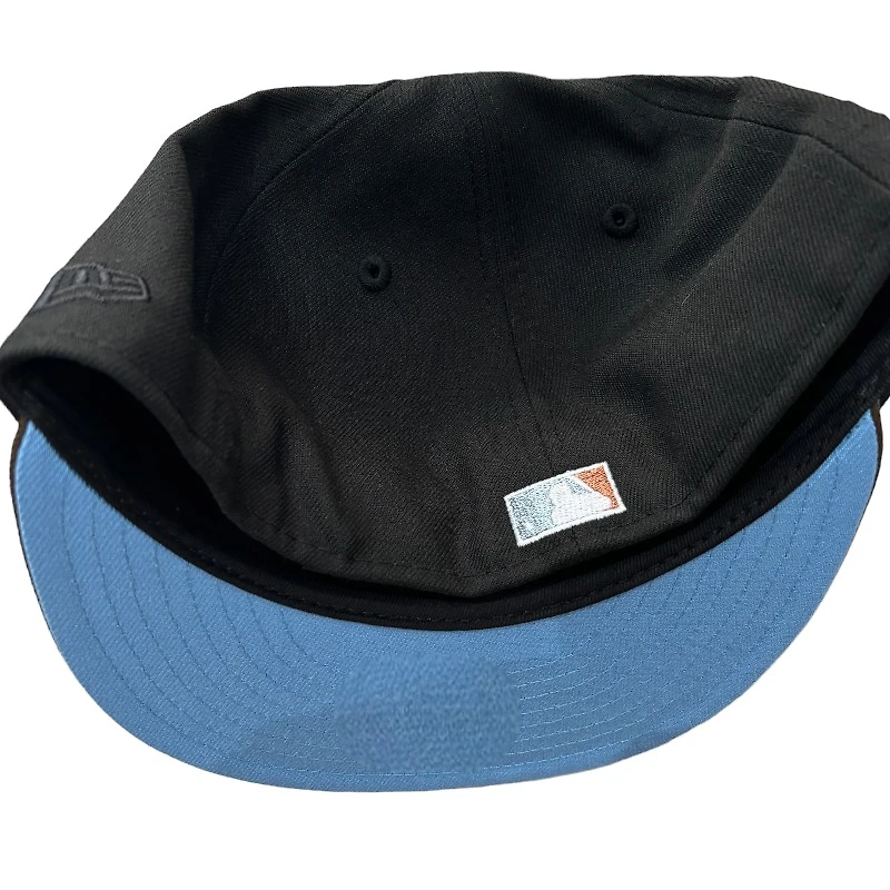 Chicago Cubs Black and Brown 1990 ASG Patch Icy Blue UV New Era 59FIFTY Fitted Hat