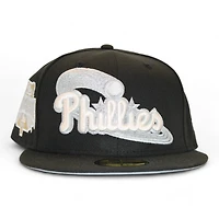 Philadelphia Phillies Black "FHM DPM Stock Pack" 1996 All Star Game Patch Gray UV New Era 59Fifty Fitted Hat