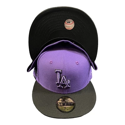 Los Angeles Dodgers Purple and Black 1981 WS Patch UV New Era 59FIFTY Fitted Hat