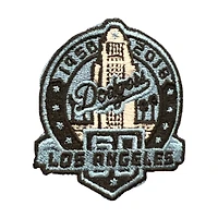 Los Angeles Dodgers Light Blue and Black 60th Anni Patch UV New Era 59FIFTY Fitted Hat
