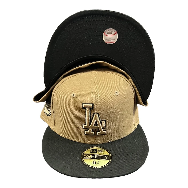 Los Angeles Dodgers Brown and Black 1980 ASG Patch UV New Era 59FIFTY Fitted Hat