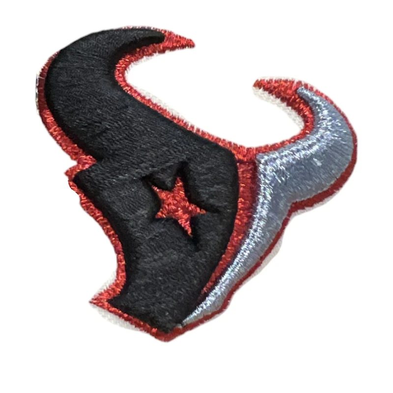 Houston Texans Chrome and Red Team Logo Patch Gray UV New Era 59FIFTY Fitted Hat