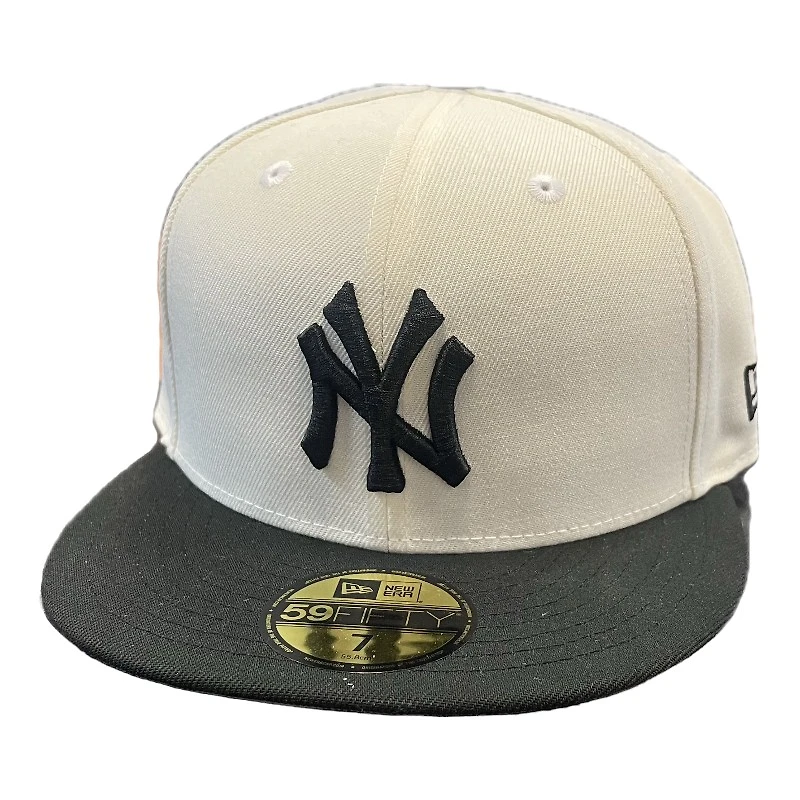 New York Yankees Chrome and Black Gray UV Era 59Fifty Fitted Hat