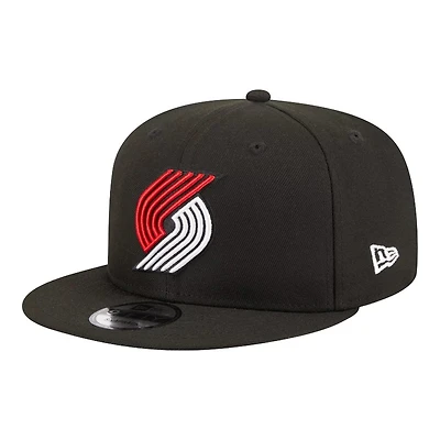 Portland Trail Blazers Black Team Color Basic NBA New Era 9FIFTY Snapback Hat