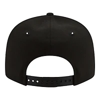 Golden State Warriors Black and White Basic NBA New Era 9FIFTY Snapback Hat