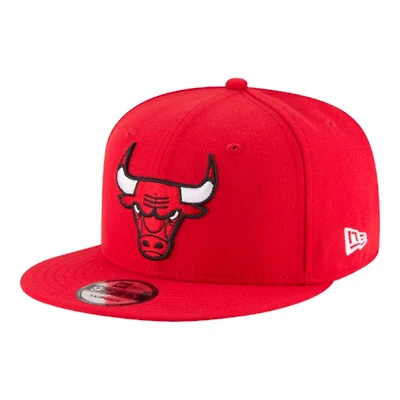 Chicago Bulls Red Team Color Basic NBA New Era 9FIFTY Snapback Hat