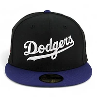 Los Angeles Dodgers Black and Royal "Lost Translation" 1942 NY ASG Patch Green UV New Era 59FIFTY Fitted Hat