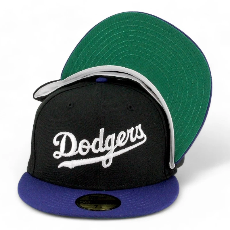 Los Angeles Dodgers Black and Royal "Lost Translation" 1942 NY ASG Patch Green UV New Era 59FIFTY Fitted Hat