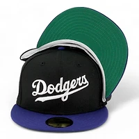 Los Angeles Dodgers Black and Royal "Lost Translation" 1942 NY ASG Patch Green UV New Era 59FIFTY Fitted Hat