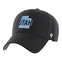 Utah Hockey Club Black 47' Brand MVP Adjustable Hat