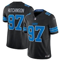 Detroit Lions Aidan Hutchinson Black 2nd Alternate Nike Vapor F.U.S.E Limited Jersey