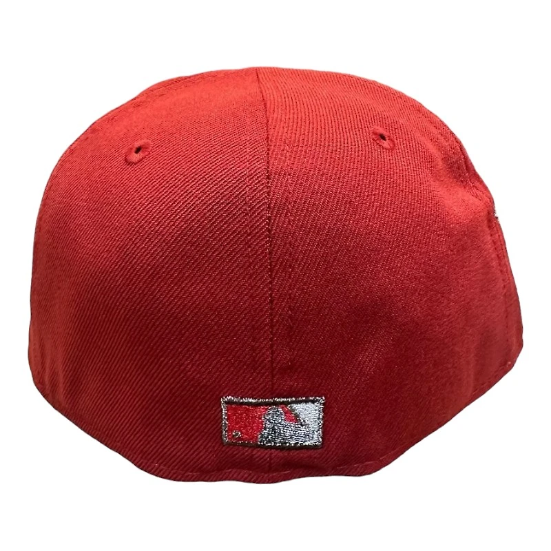 Detroit Tigers Red and Black 2005 ASG Patch Gray UV New Era 59FIFTY Fitted Hat