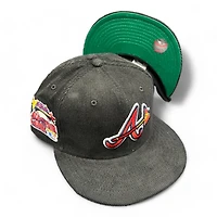 Atlanta Braves Black Corduroy 2000 ASG Patch Green UV New Era 59FIFTY Fitted Hat