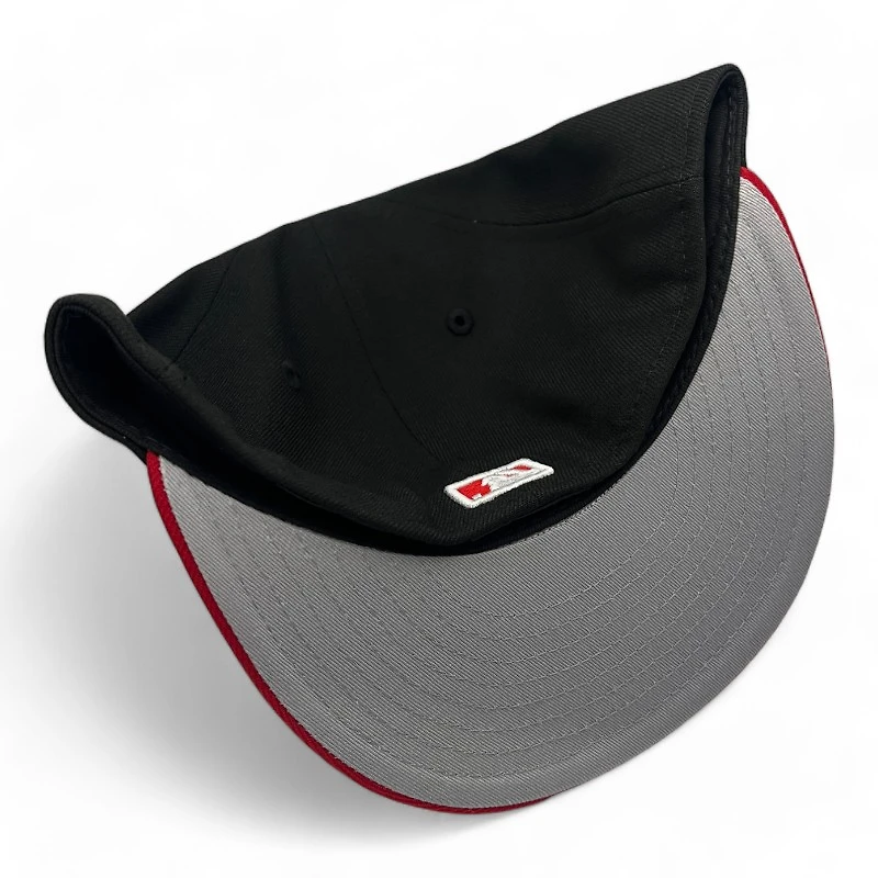 Los Angeles Dodgers Black and Red Gray UV New Era 59FIFTY Fitted Hat