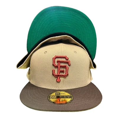 San Francisco Giants Brown Two Tone 2000 Inaugural Patch Green UV New Era 59FIFTY Fitted Hat