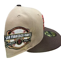 San Francisco Giants Brown Two Tone 2000 Inaugural Patch Green UV New Era 59FIFTY Fitted Hat