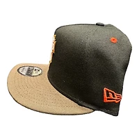 San Francisco Giants Black and Brown Tell It Goodbye Patch Gray UV New Era 9FIFTY A-Frame Snapback Hat