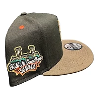 San Francisco Giants Black and Brown Tell It Goodbye Patch Gray UV New Era 9FIFTY A-Frame Snapback Hat
