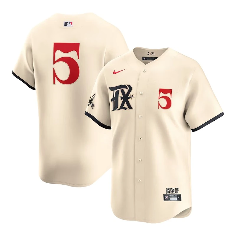 Texas Rangers Corey Seager Cream City Connect Nike Limited Player Jersey