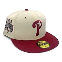 Philadelphia Phillies Chrome and Maroon 1996 ASG Patch Green UV New Era 59FIFTY Fitted Hat