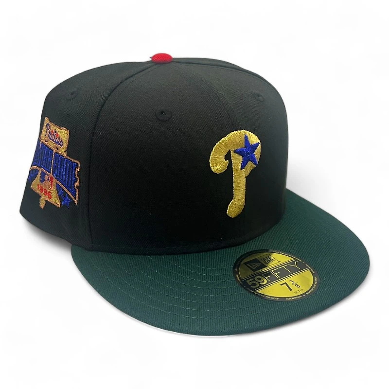 Philadelphia Phillies Black and Green 1996 ASG Patch Gray UV New Era 59FIFTY Fitted Hat