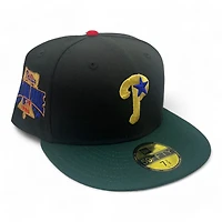 Philadelphia Phillies Black and Green 1996 ASG Patch Gray UV New Era 59FIFTY Fitted Hat